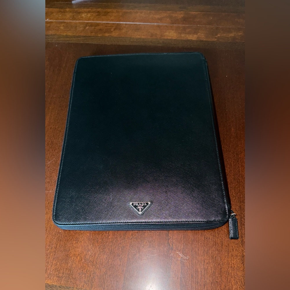 Prada document and notebook holder